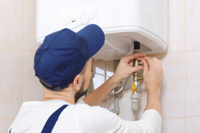 Installing Water Heater in Bathroom